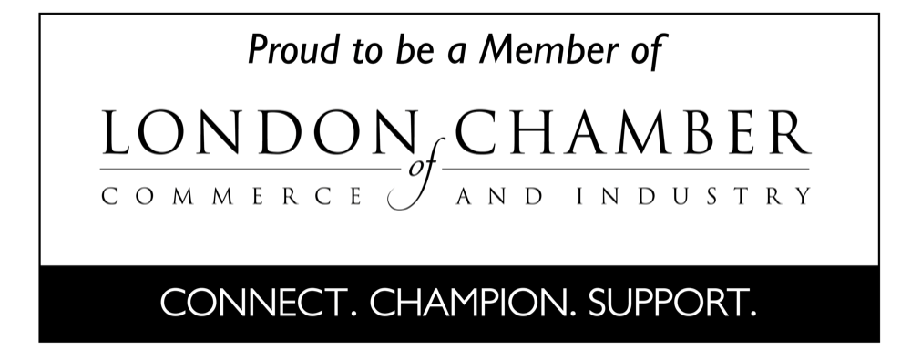 Proud to be a Member of the London Chamber of Commerce and Industry